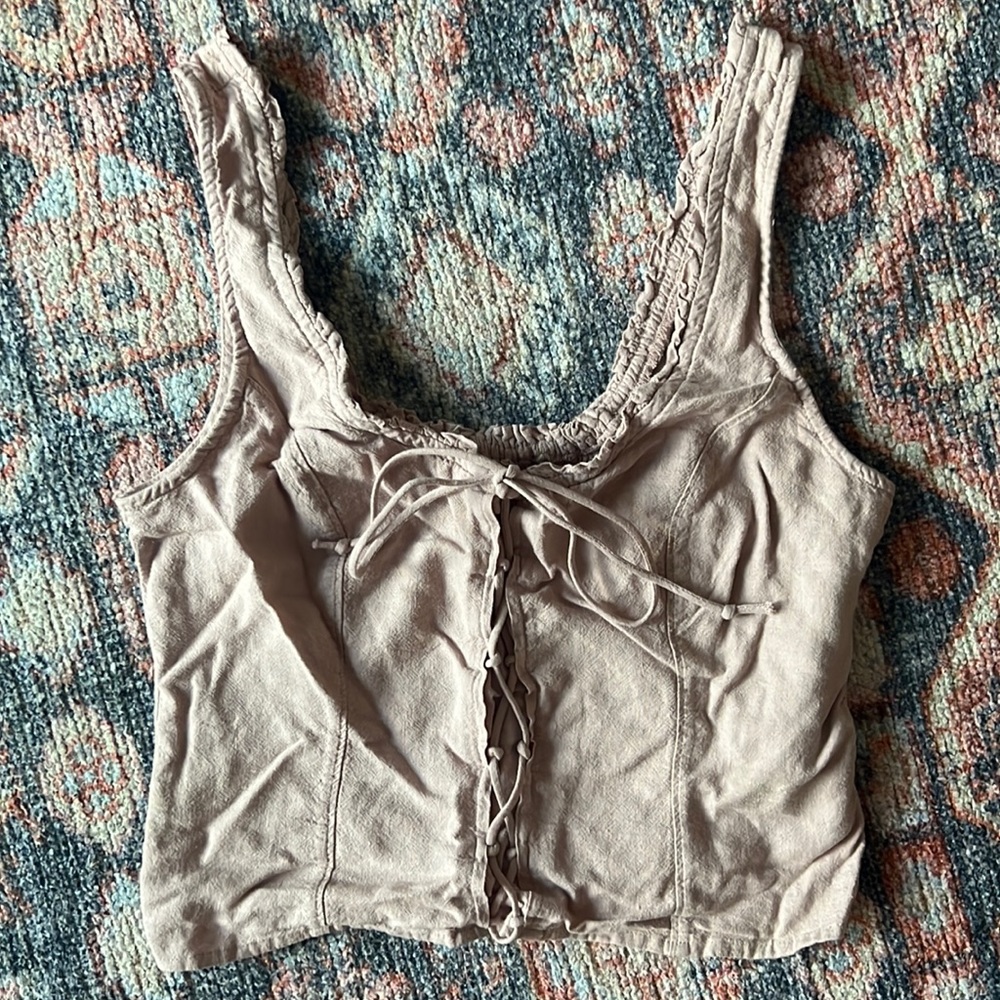 Corset style top